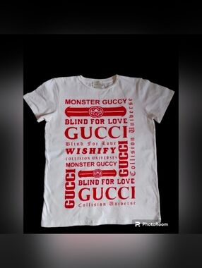 Gucci White Boys Size 12 T-Shirt